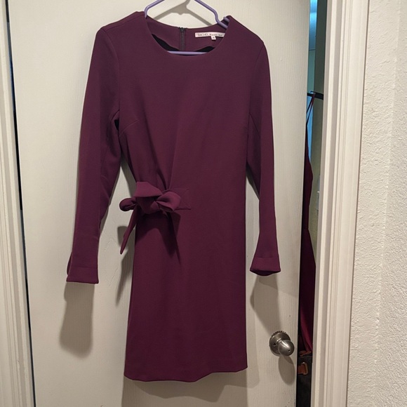 RACHEL Rachel Roy Dresses & Skirts - a new day Long Sleeve Dress in Purple with Bow